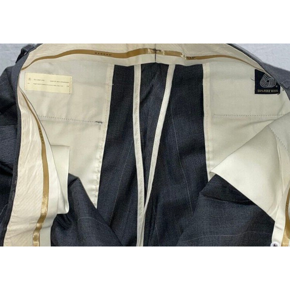 Haggar Vintage Triple Pleat Worsted Wool Dress Pants, Slacks. 35X27.5. Read. - Picture 8 of 10